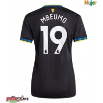 Camiseta Manchester United Bryan Mbeumo #19 Tercera Equipación para mujer 2025-26 manga corta